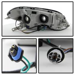 xTune Auto - xTune Auto 9026010 Crystal Headlights Black/Clear - Image 3