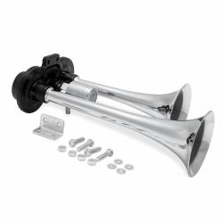 Trigger Horns - Trigger Horns TRGH155 The Boss 2 Trumpet Dual-Tone Train Horn w/Valve - Image 1