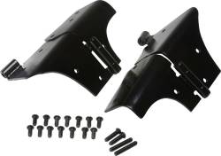 Kentrol - Kentrol 50477 Black Windshield Hinge Pair for 97-06 Jeep Wrangler TJ - Image 1
