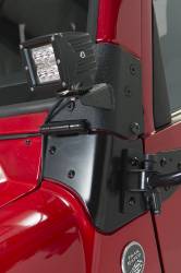 Kentrol - Kentrol 50477 Black Windshield Hinge Pair for 97-06 Jeep Wrangler TJ - Image 4