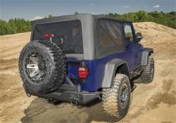 Rampage - Rampage 99635 Factory Replacement Soft Top for 04-06 Jeep Wrangler TJ Half Door - Image 1