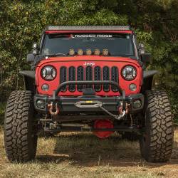Rugged Ridge - Rugged Ridge 11549.13 Arcus Front Bumper Set w/Overrider 07-18 Jeep Wrangler JK - Image 3