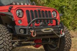 Rugged Ridge - Rugged Ridge 11549.13 Arcus Front Bumper Set w/Overrider 07-18 Jeep Wrangler JK - Image 4