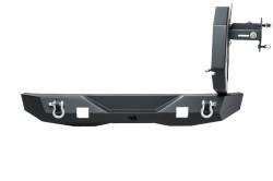 Rugged Ridge - Rugged Ridge 11541.25 XOR BUMPER RR w/TIRE CARRIERBLACKJEEP - Image 1