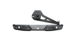 Rugged Ridge - Rugged Ridge 11540.39 HD Rear Bumper w/Swing Out Black 18-25 Jeep Wrangler JL - Image 1