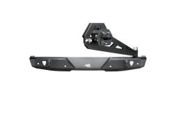 Rugged Ridge - Rugged Ridge 11540.39 HD Rear Bumper w/Swing Out Black 18-25 Jeep Wrangler JL - Image 2