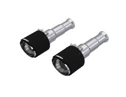 MBRP Exhaust - MBRP Exhaust T5200CF Tip Set 5" OD Dual Wall Angle Cut T304 CF - Image 1