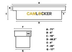 CamLocker - CamLocker KS71GB 71" King Size Tool Box Gloss Black - Image 2
