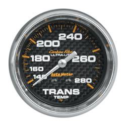 AutoMeter - AutoMeter 4851 Carbon Fiber Mechanical Transmission Temperature Gauge - Image 1