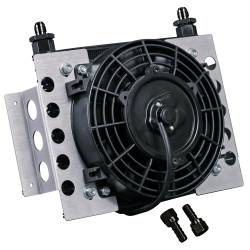 Derale - Derale 13750 15-Row Atomic Cool Plate & Fin Remote Fluid Cooler -6AN - Image 1