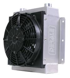Derale - Derale 65860 18 Row Hi-Flow Remote Fluid Cooler Low Profile Fan 7/8-14 UNF Oring - Image 1