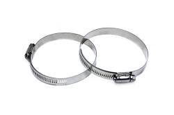 HPS Performance - HPS SSWC-84-108x2 84mm-108mm 3-5/16"- 4.25" SAE-60 Worm Gear Hose Clamp 2pc - Image 1