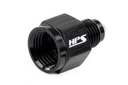 HPS Performance - HPS AN894-04-03 -4AN Female To -3AN Male Reducer Adapter Aluminum Black - Image 1