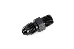 HPS Performance - HPS AN816-4 -4AN Flare To 1/8" NPT/Metric Adapter Straight Black - Image 2