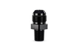 HPS Performance - HPS AN816-7 -8AN Flare To 1/4" NPT/Metric Adapter Straight Black - Image 1