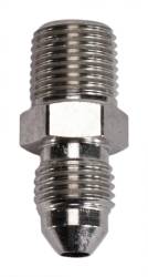 SpeedFx - SpeedFX 560316E Adapter Fitting -3AN x 1/8 NPTF Straight Electro Nickel EACH - Image 1