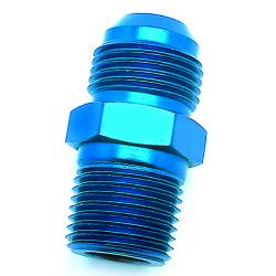 SpeedFx - SpeedFX 560416 Adapter Fitting -4AN x 1/8 NPTF Straight Blue Anodized Alu EACH - Image 1