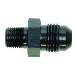 SpeedFx - SpeedFx 560316BK Straight Flare To Pipe Adapter -3AN x 1/8 NPTF - Image 1