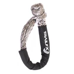 TrailFX - TrailFx WA047 Shackle Rope 7/16" HMPE Black 30000LB Break Strength - Image 1