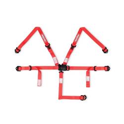 Racequip - RaceQuip 709019RQP Youth Latch & Link 5 Point Racing Harness Red 2" - Image 1