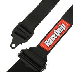 Racequip - RaceQuip 815005RQP 5PT Harness Small Buckle Ratchet Latch HNR Black 3-2"Shoulder - Image 2