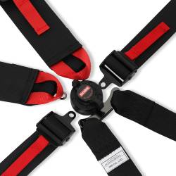 Racequip - RaceQuip 855005RQP 6PT Camlock Harness Black 3-2" HANS Shoulders FIA 8853-16 - Image 2