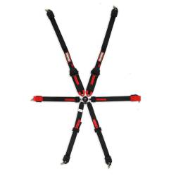 Racequip - RaceQuip 855005RQP 6PT Camlock Harness Black 3-2" HANS Shoulders FIA 8853-16 - Image 4