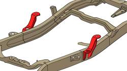 Rust Buster Frameworks - Rust Buster Frameworks RB7608L LEFT Rear Cab & Bed Mount for 94-04 S10/Sonoma - Image 8