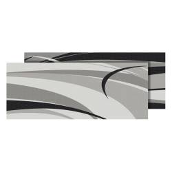 Faulkner - Faulkner 53012S Mat Spx Graphic Black/Grey 9'x12' Polypropylene - Image 1