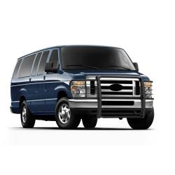 Black Horse Off Road - Black Horse 17FO35MA Black Grille Guard for 15-25 Ford E350/E450 - Image 1