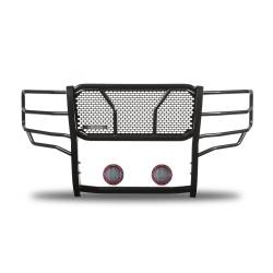 Black Horse Off Road - Black Horse RU-CHSI14-B-PLFR Rugged Grille Guard w 5.3" LED for Silverado 1500 - Image 1