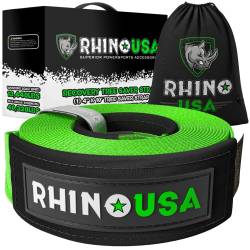 Rhino USA - Rhino USA RG-TS4X10-GRN Recovery Tree Saver Strap 4"x10' Green - Image 1