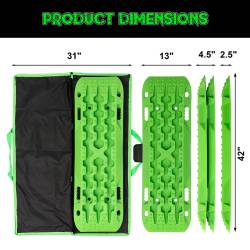Rhino USA - Rhino USA TRACBOARDS-GRN Recovery Traction Boards Green Pair - Image 2