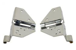 Kentrol - Kentrol 30403 Polished Windshield Hinge Pair for 76-95 Jeep Wrangler YJ & CJ - Image 2