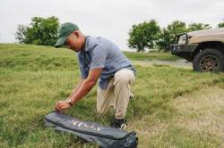 Moon Fab - Moon Fab HG-MSO-SHDOR-SB MoonShade Sun Shade Canopy 9'x7' Truck Van Awning Gray - Image 3