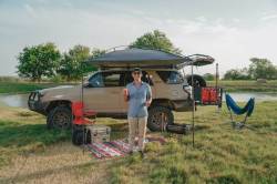 Moon Fab - Moon Fab HG-MSO-SHDOR-SB MoonShade Sun Shade Canopy 9'x7' Truck Van Awning Gray - Image 5