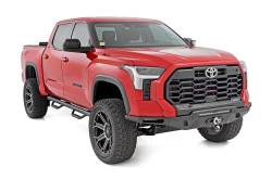 Rough Country Suspension Systems - Rough Country 72002B 3" Drop Step Nerf Bars Black for 22-26 Tundra CrewMax - Image 2