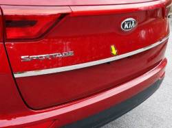 Quality Automotive Accessories - QAA LB17835 1Pc Stainless Steel Rear License Trim for 2017-2022 Kia Sportage - Image 1
