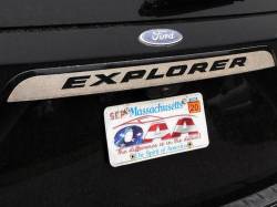 Quality Automotive Accessories - QAA LB60330 5Pc Stainless Steel Rear License Trim for 2020-2025 Ford Explorer - Image 1