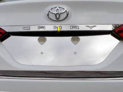 Quality Automotive Accessories - QAA LP18130 1Pc Stainless License Plate Bezel for 2018-2024 Toyota Camry - Image 1