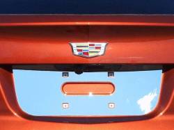 Quality Automotive Accessories - QAA LP59210 1Pc Stainless License Plate Bezel for 2019-2025 Cadillac XT4 - Image 1