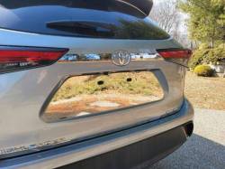 Quality Automotive Accessories - QAA LP70110 1Pc Stainless License Plate Bezel for 2020-2025 Toyota Highlander - Image 1