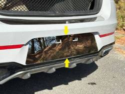 Quality Automotive Accessories - QAA LP71805 1Pc Stainless License Plate Bezel for 2021-2025 Kia K5 - Image 2