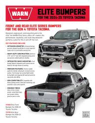 Warn - Warn 111170 24-26 Toyota Tacoma Bumper - Image 3