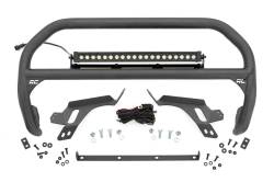 Rough Country Suspension Systems - Rough Country 51156 Front Bumper Nudge Bar w/LEDs-Black 21-24 Bronco Sport - Image 1