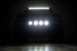 Rough Country Suspension Systems - Rough Country 51156 Front Bumper Nudge Bar w/LEDs-Black 21-24 Bronco Sport - Image 6