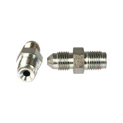 SpeedFx - SpeedFX 5444004E Adapter Fitting -4AN x 3/8-24 Inverted Flare Endura Zinc PAIR - Image 1