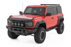 Rough Country Suspension Systems - Rough Country 57004 AC2 LED Running Boards-Black 21-25 Ford Bronco 4DR - Image 4