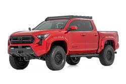 Rough Country Suspension Systems - Rough Country 41013A BA2 Side Step Bars Black for 24-25 Tacoma Double Cab - Image 2