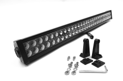 Top Gun Customz - Top Gun Customz TGC72040 40" LED Light Bar Straight Dbl Row Chrome Series Combo - Image 1